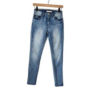Kancan Medium Wash Stretch Denim Skinny Jeans Blue Jeans Jeggings Women's 26
